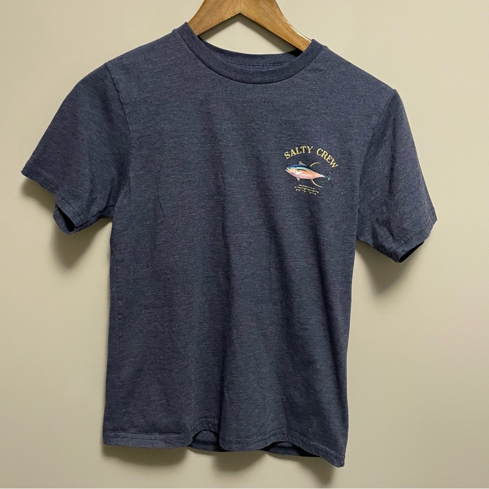 Salty Crew Blue Graphic Tee Youth Medium